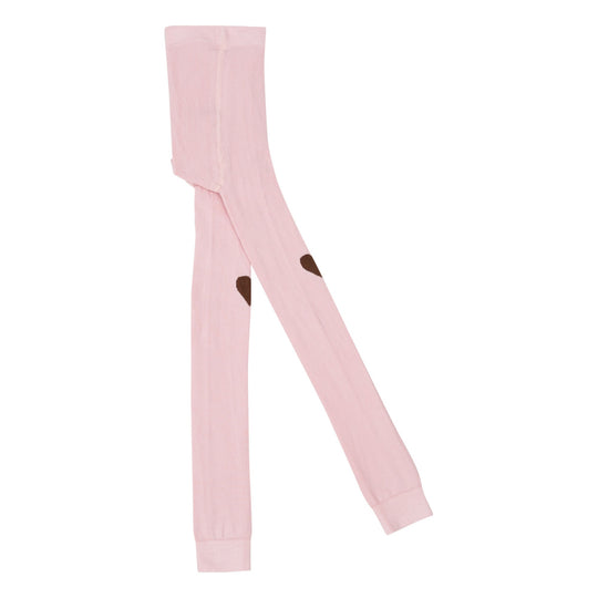 BONTON Cotton Blend Heart Leggings - Pink