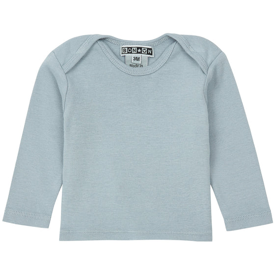 Patina Organic Cotton Baby T-shirt - Sky Blue  - FINALSALE
