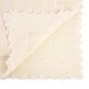 BONPOINT Embroidered Knit Blanket - Blanc Lait