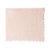 BONPOINT Embroidered Knit Blanket - Rose Pale