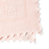 BONPOINT Embroidered Knit Blanket - Rose Pale