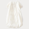 BONPOINT Lotti Organic Cotton Lace Romper - Blanc Lait