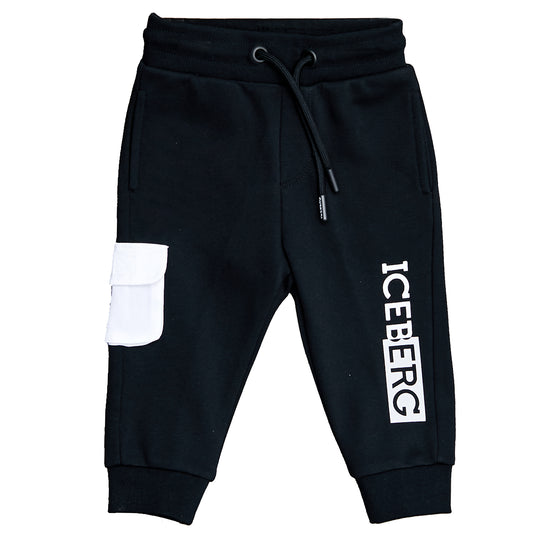 ICEBERG Pocket Patch Logo Sweatpants
