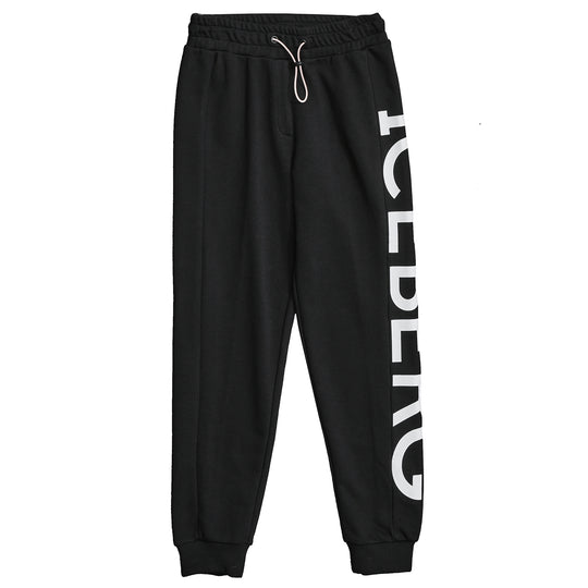 ICEBERG Big Logo Sweatpants - Black