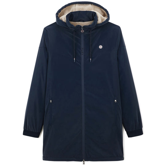SERGE BLANCO Finistere Navy Blue Parka