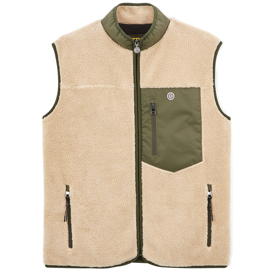 SERGE BLANCO Montreal Olive Green Vest