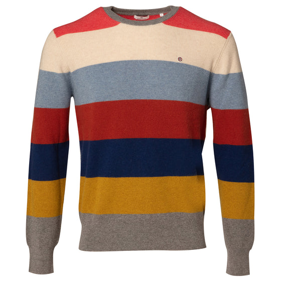 Multi Stripe Pullover Sweater  - FINAL SALE