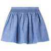 Froufrou Cotton Chambray Skirt