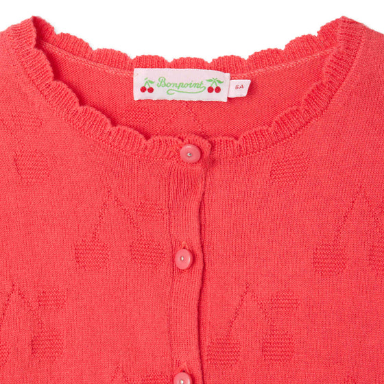 Thindra Cherry Cardigan - Camelia