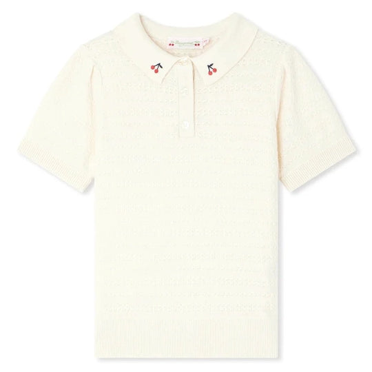 BONPOINT Evani Knit Cherry Polo