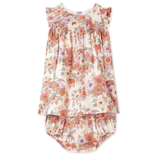 BONPOINT Clothibis Bright Floral Baby Dress