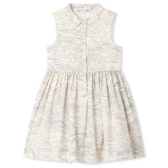 BONPOINT Robe Anne - Bleu