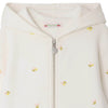 BONPOINT Talent Cherries Zip Hoodie - Ecru