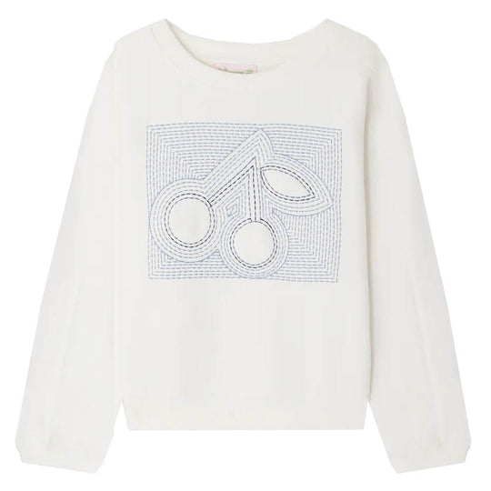 BONPOINT Gena Embroidered Cherry Sweatshirt