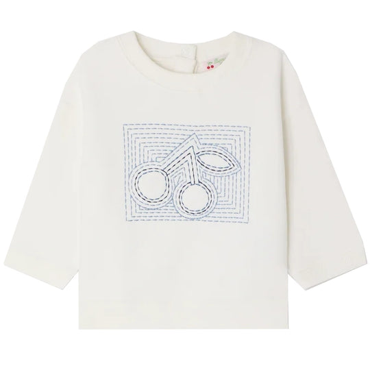 BONPOINT Dahlia Sweatshirt - Blanc Lait