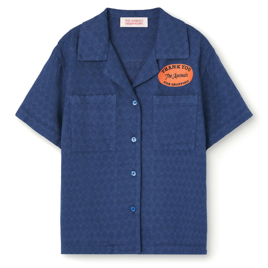 THE ANIMALS OBSERVATORY Kangaroo Deep Blue Shirt