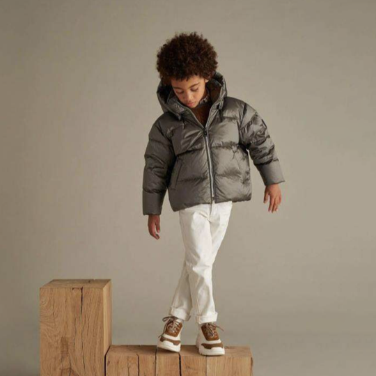 BONPOINT Metro Puffer Jacket - Grey