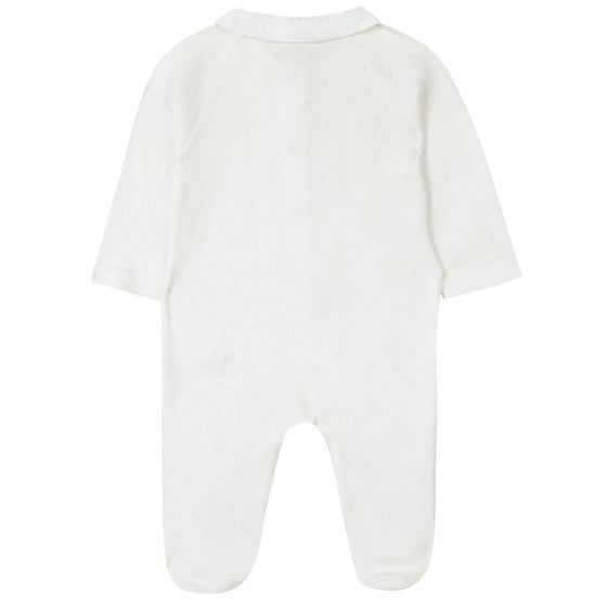 TARTINE ET CHOCOLAT BABY BIO PYJAMA - ECRU