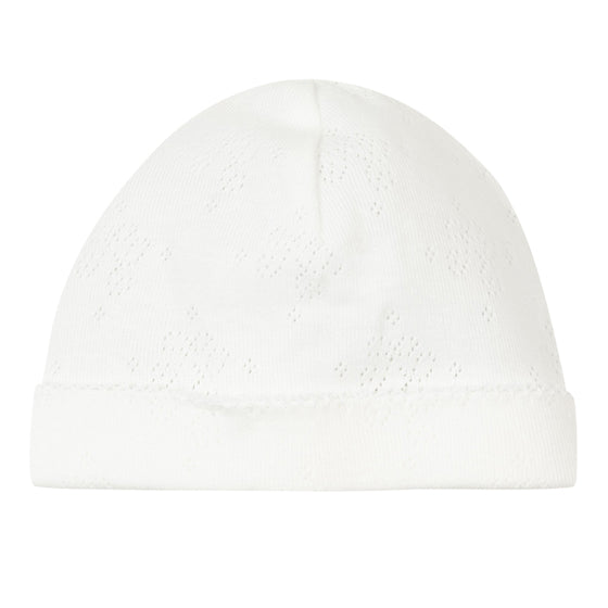 TARTINE ET CHOCOLAT ORGANIC COTTON BABY HAT - ECRU