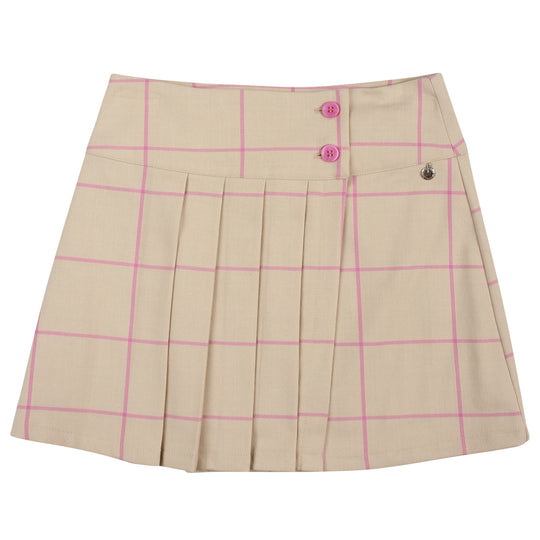 TRUSSARDI Sabios Plaid School Skirt