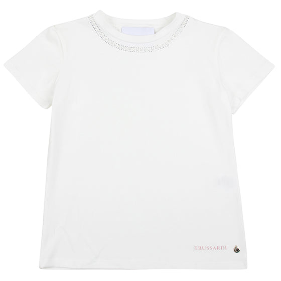Anzami Pearl Embellished T-shirt