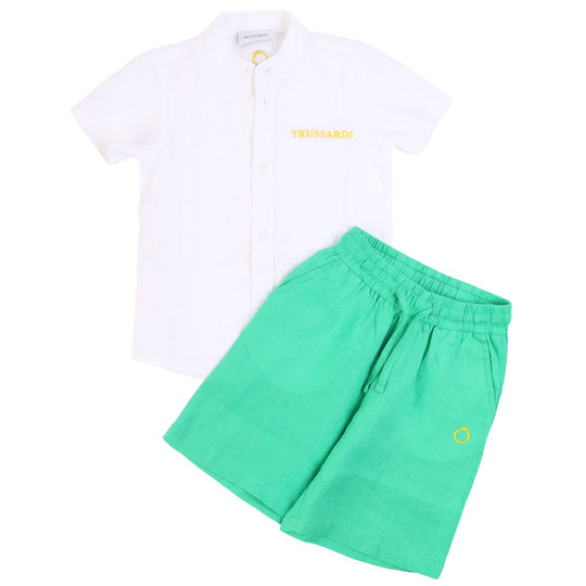 TRUSSARDI Issip T-shirt and Shorts Set
