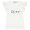 Happy Liberty Flutter-Sleeve T-shirt