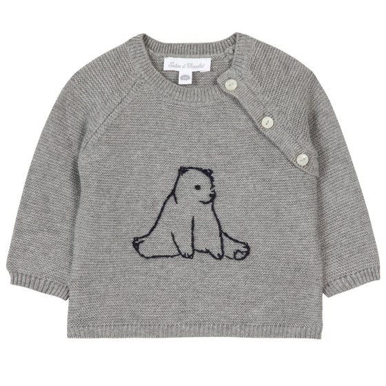 Bear Buddy Baby Sweater