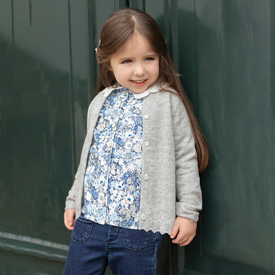 Openwork Knit Baby Cardigan  - 70% OFF FINAL SALE