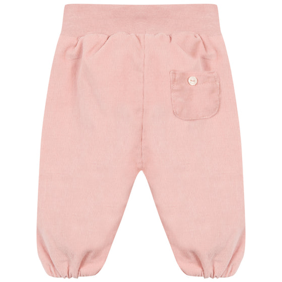 Cozy Dusty Rose Baby Pants - FINAL SALE