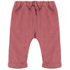 Ruffle Baby Pants - Deep Rose