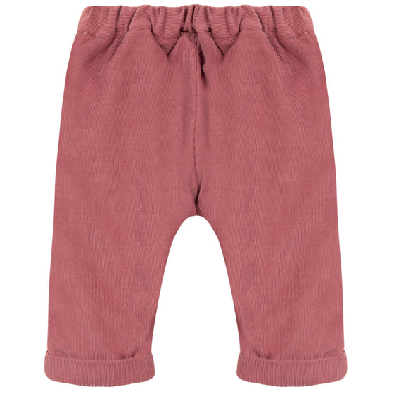 Ruffle Baby Pants - Deep Rose  - 70% OFF FINAL SALE