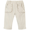 Ruffle Baby Pants - Cream