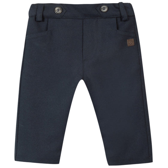 Navy Chino Baby Pants