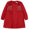 Smocked Holiday Baby Dress