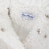 Faux Fur Hooded Baby Coat, White