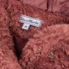 Faux Fur Hooded Baby Coat, Dusty Pink