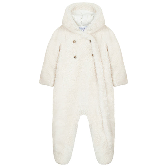 TARTINE ET CHOCOLAT Faux Fur Baby Winter Jumpsuit