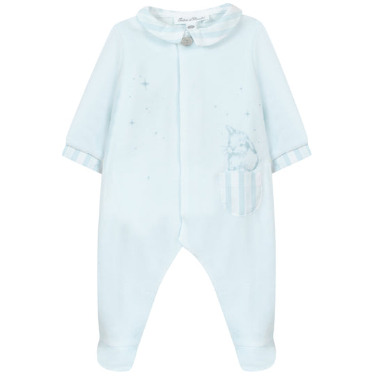 TARTINE ET CHOCOLAT Bunny Pocket Footed Pajamas