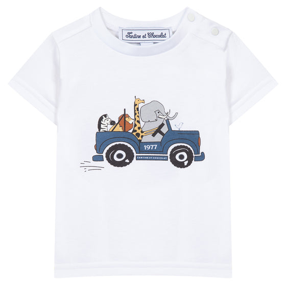 Animal Road Trip Baby T-shirt - FINAL SALE