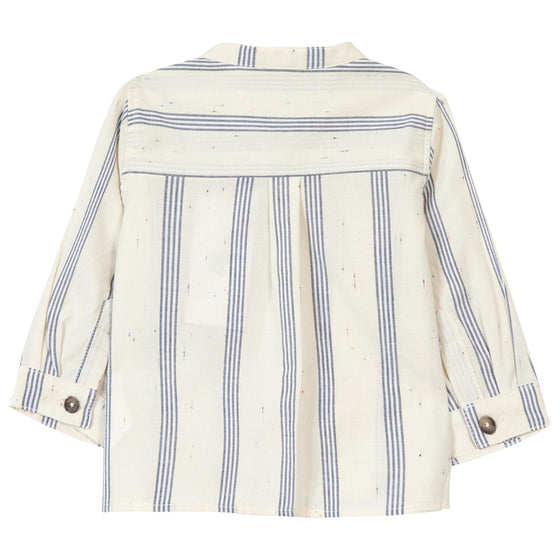 Cotton Stripe Baby Shirt