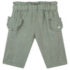 Frilly Pockets Linen Baby Pants