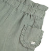 Frilly Pockets Linen Baby Pants