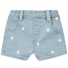 Hippie Days Embroidered Denim Shorts - FINAL SALE