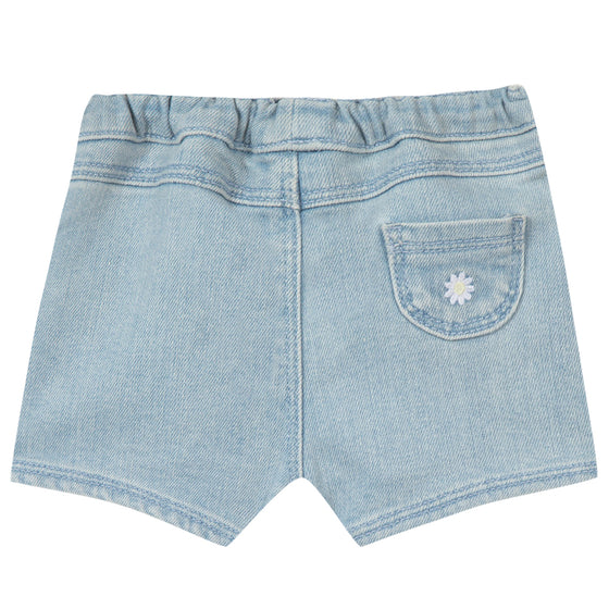 Hippie Days Embroidered Denim Shorts - FINAL SALE