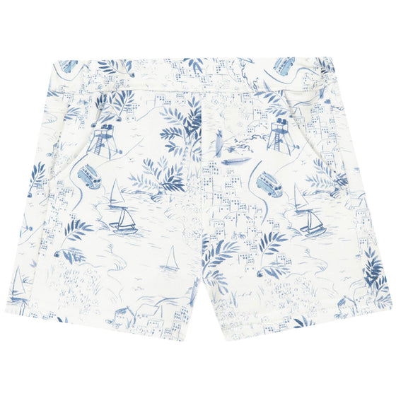 Vacation Toile Baby Shorts - FINAL SALE