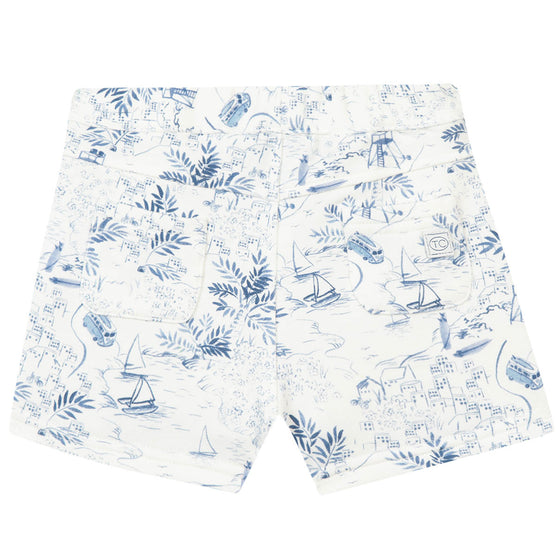 Vacation Toile Baby Shorts - FINAL SALE