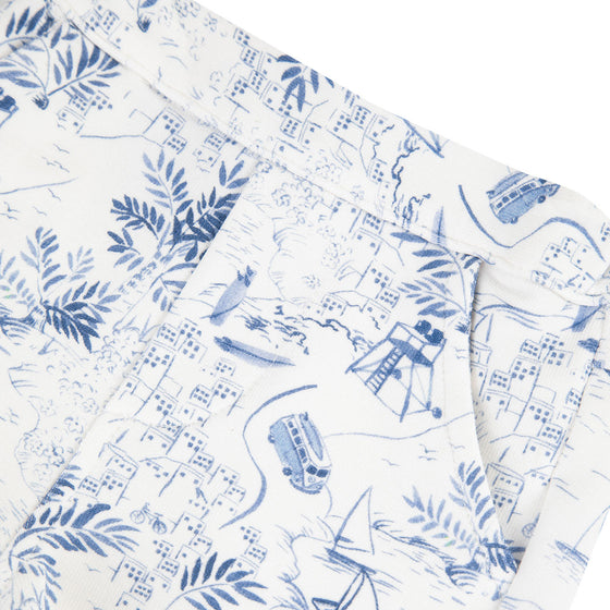 Vacation Toile Baby Shorts - FINAL SALE