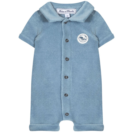 Terry Short Baby Romper - FINAL SALE