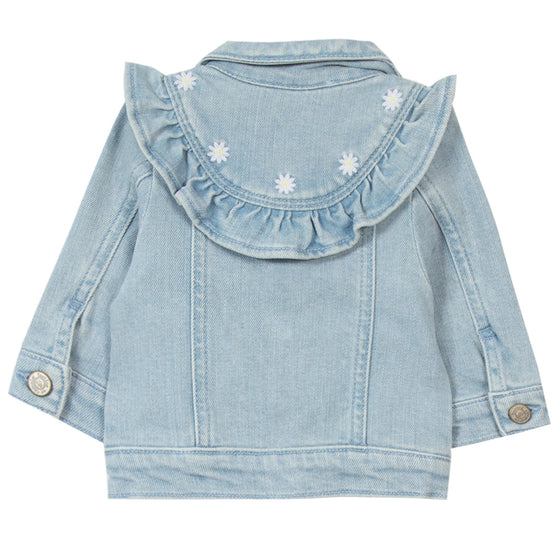 Hippie Days Embroidered Denim Jacket - FINAL SALE